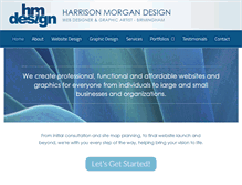 Tablet Screenshot of harrisonmorgandesign.com